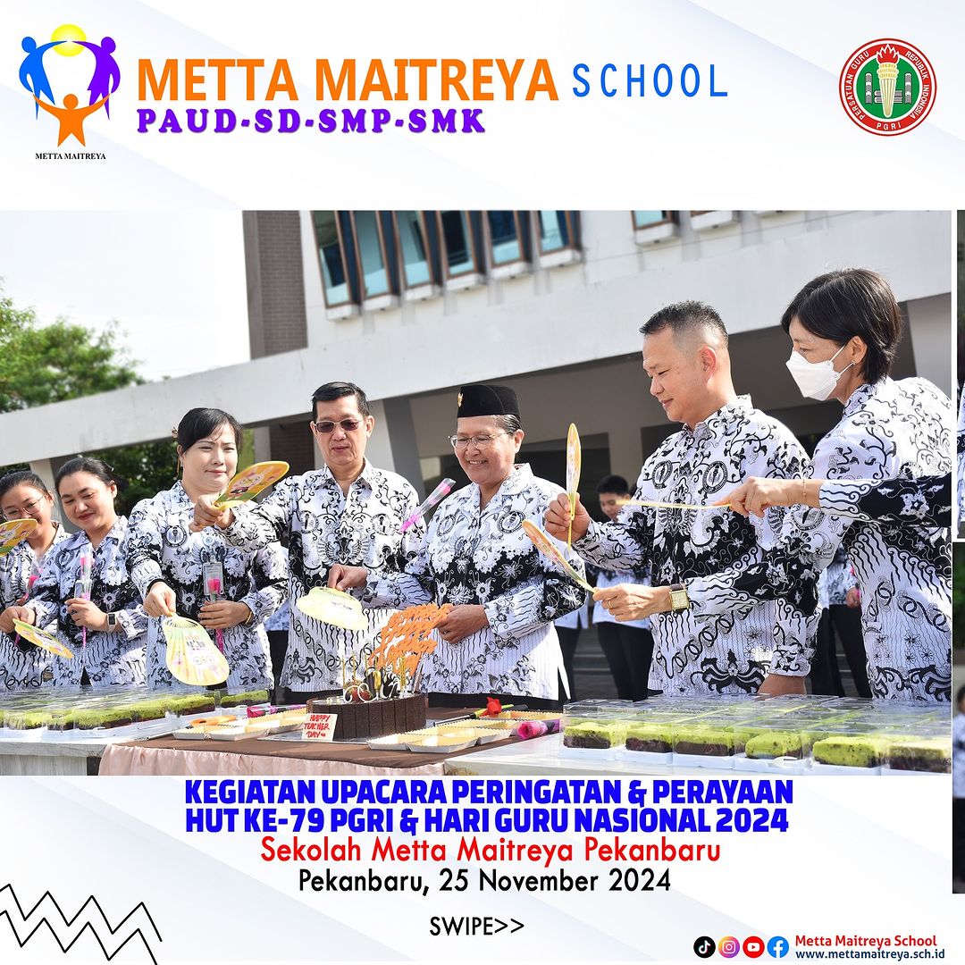 Kegiatan Upacara Peringatan & Perayaan HUT Ke-79 PGRI & Hari Guru Nasional 2024